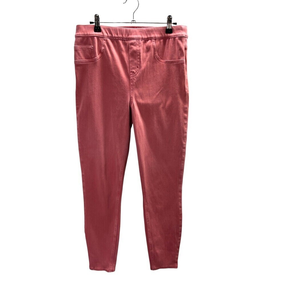 Spanx Pants Women's Size Large Pink Jeggings Stretch